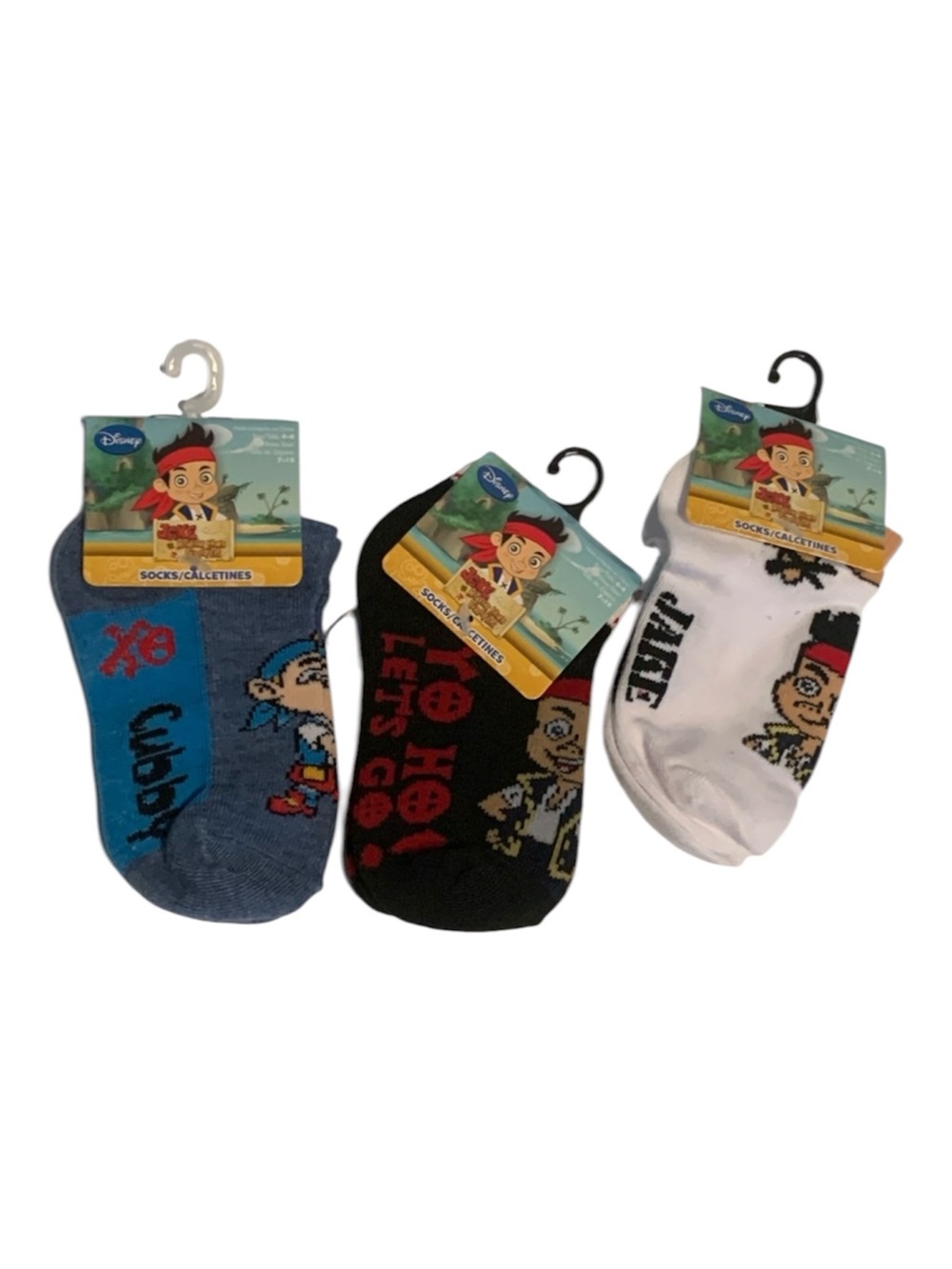 Disney 3 Pair Jake The Neverland Pirates Socks